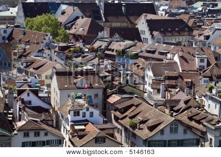 Roofs Of Zurich