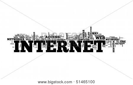 An image of a nice internet text cloud
