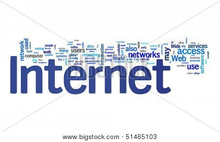 An image of a nice internet text cloud