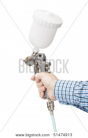 Industrial Size Spray Gun Used For Industrial Painting And Coating.