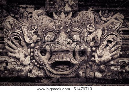 Stone composition in Monkey Forest
