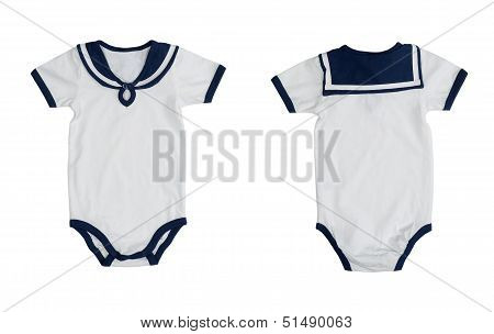 Front and Back of Sailor Suit