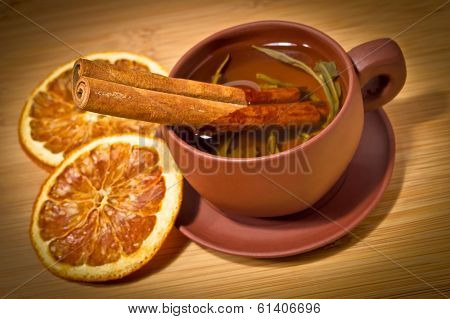 Cup of green tea