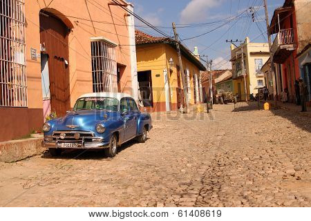 Classic Car In Trinidad, Cuba