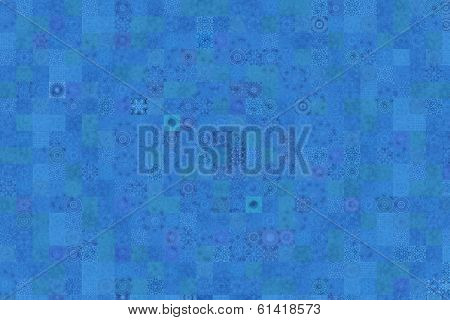 Blue Background With Abstract Pattern