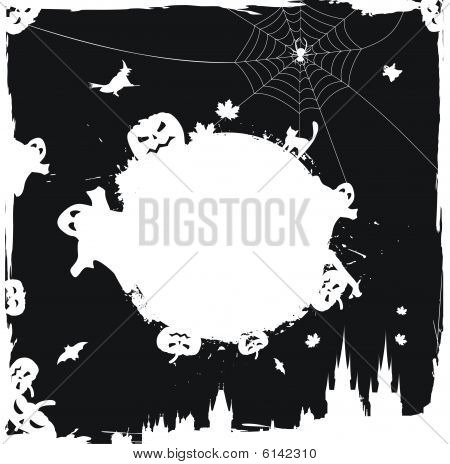 Grunge background di halloween