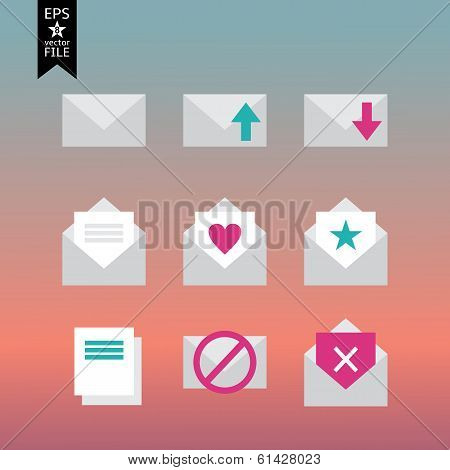 organizer  icon set
