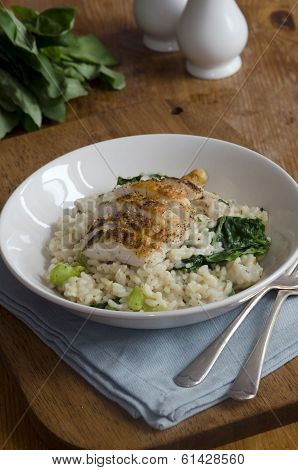 Chicken With Risotto