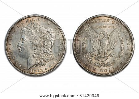 American Dollar Coin Old 1883