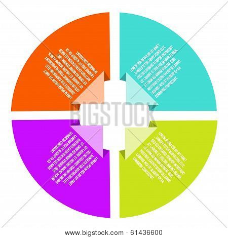 circle concepts with icons infographics