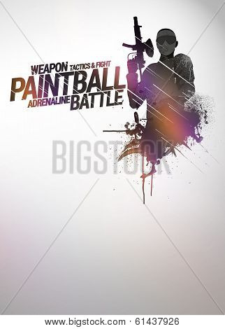 Paintball Or Airsoft Background