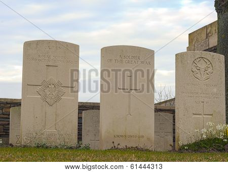 New British Cemetery In Flanders Fields Great War