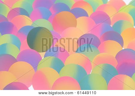 Festive Bicolor Plastic Balls Background