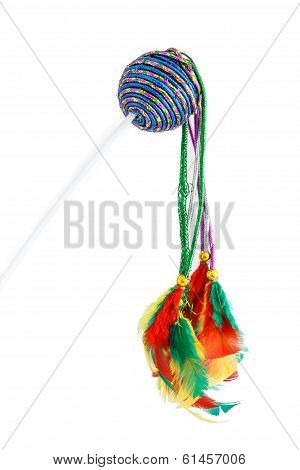 Feathered Pole Cat Toy