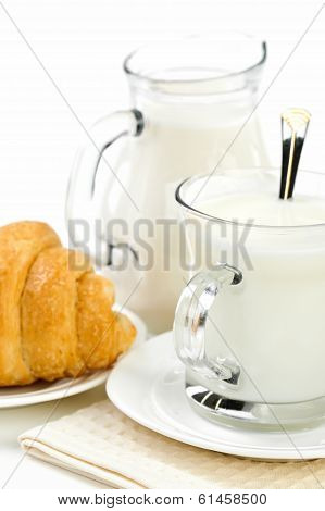 Milk in the cup