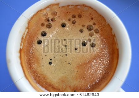 Fresh morning espresso