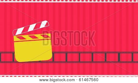 Movie And Film Icon Cinema Background Illustration