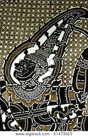 Thai  Shadow Puppet - Intrachit