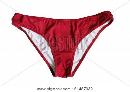 Red Swimming Trunks
