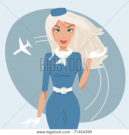Beautiful Stewardess