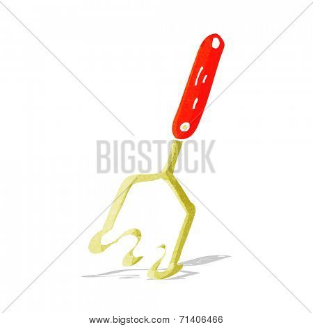 cartoon potato masher