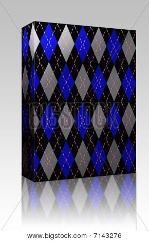 Argyle Bezešvé Pattern Box balení