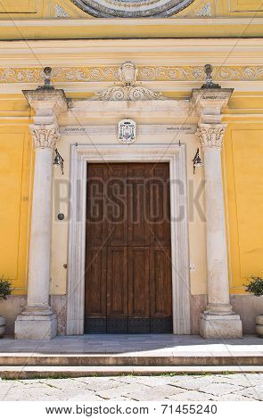 Mother Church of San Severo. Puglia. Italy.