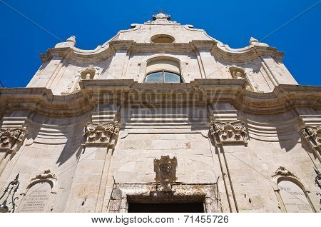 Church of Madonna del Soccorso. San Severo. Puglia. Italy.