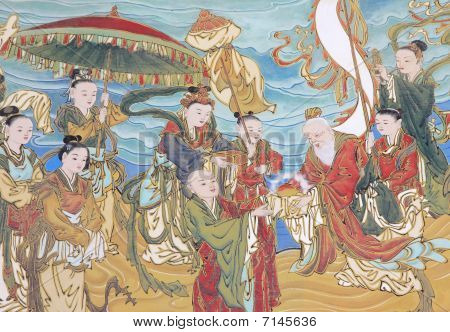 Heritage maleri på Joseon Temple