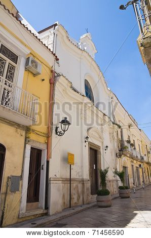 Church of St. Lucia. San Severo. Puglia. Italy.