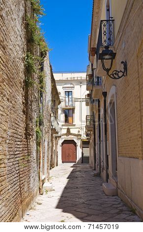 Alleyway. San Severo. Puglia. Italy.