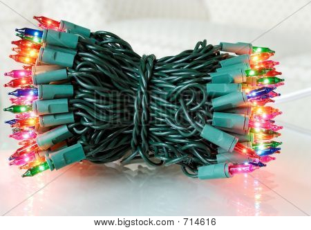 Luces del árbol de Navidad