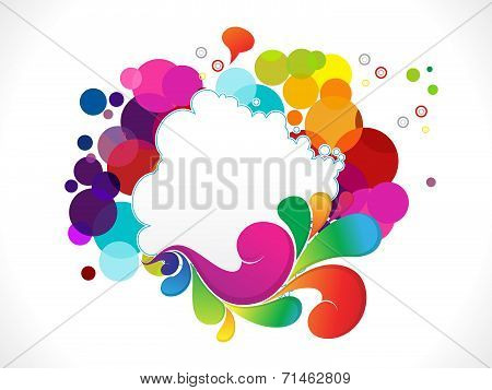 Abstract Colorful Explode Background