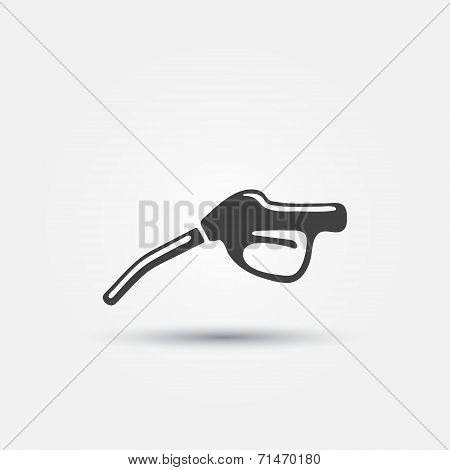 Fuel gun (pump) vector icon