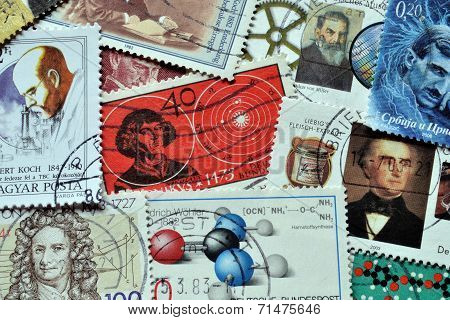 Science on stamps