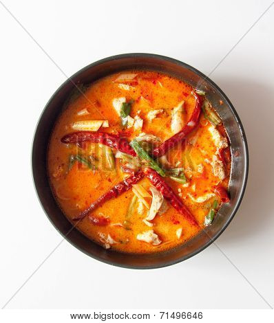 Chicken Tomyum The Favourite Spicy Food In Thailand