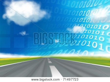 Virtual Traveling, road