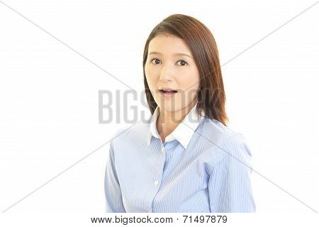 Puzzled woman