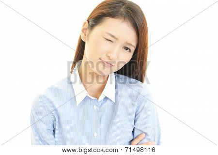 Puzzled woman