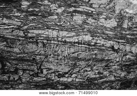 Stone Or Rock Background Black And White
