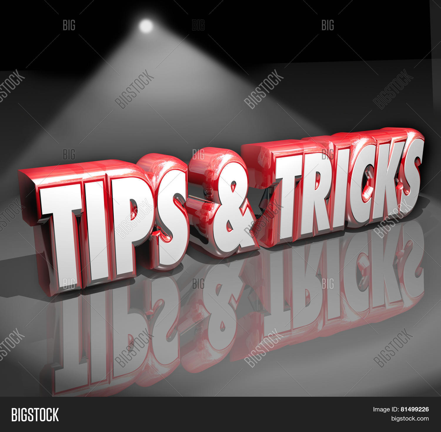 Tips Tricks Words 3d Image & Photo (Free Trial) | Bigstock