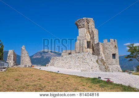 Castle of Morano Calabro. Calabria. Southern Italy.