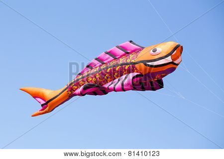 Great Fish Kite In The Blue Sky