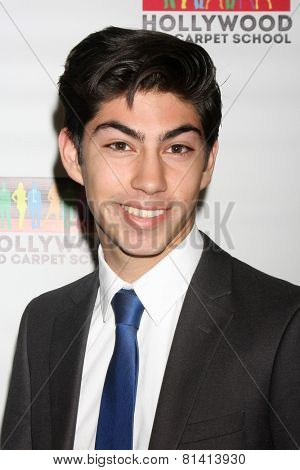 LOS ANGELES - JAN 17:  Jeromy Ramos at the Hollywood Red Carpet School at Secret Rose Theater on January 17, 2015 in Studio City, CA