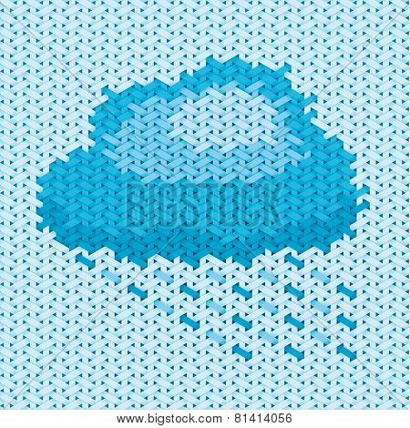 Handicraft Cloud Illustration