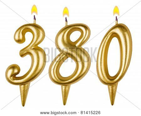 Candles Number Three Hundred Eighty