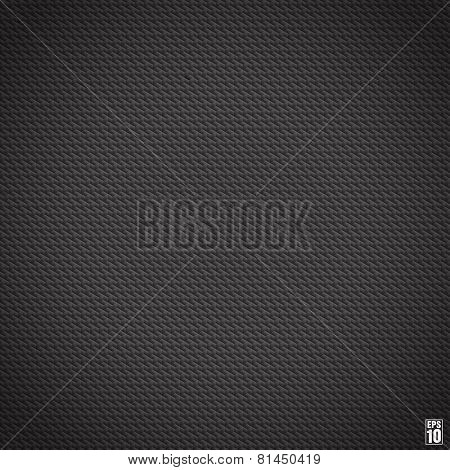 Black seamless cubic texture. Vector. Gradient.