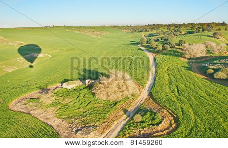 Ballooning Over Israel - Bird's Eye View Of Israel After The Rain