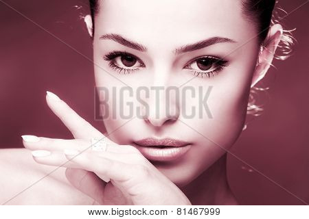 woman face