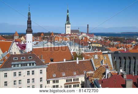 Tallinn. Estonia. View of Old Town